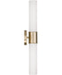 Parson 2-Light Sconce Matte Brass