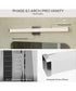 Phase 6.1 36 in. 5CCT Integrated LED Linear Vanity Light Polished Chrome