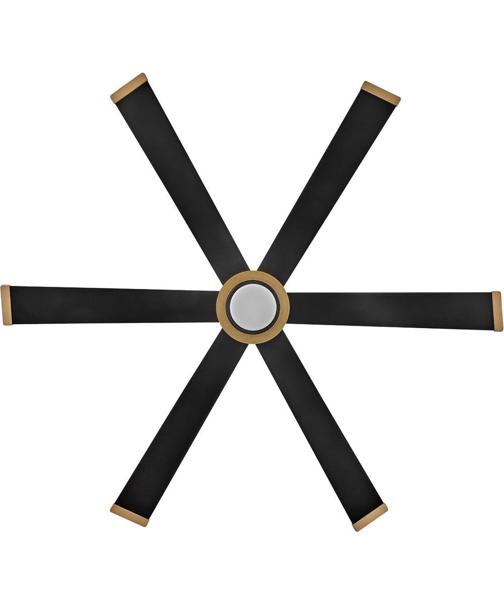 Andros 64" LED Smart Fan Matte Black