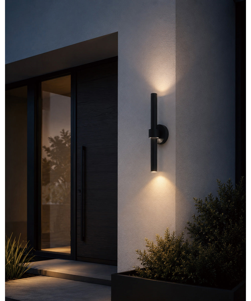 Reveal 20 inch LED Outdoor Wall Sconce Black