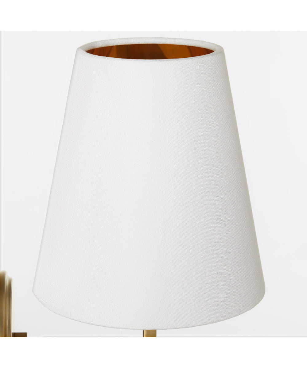 Karnes 1-light Wall Mount Light Fixture Aged Brass