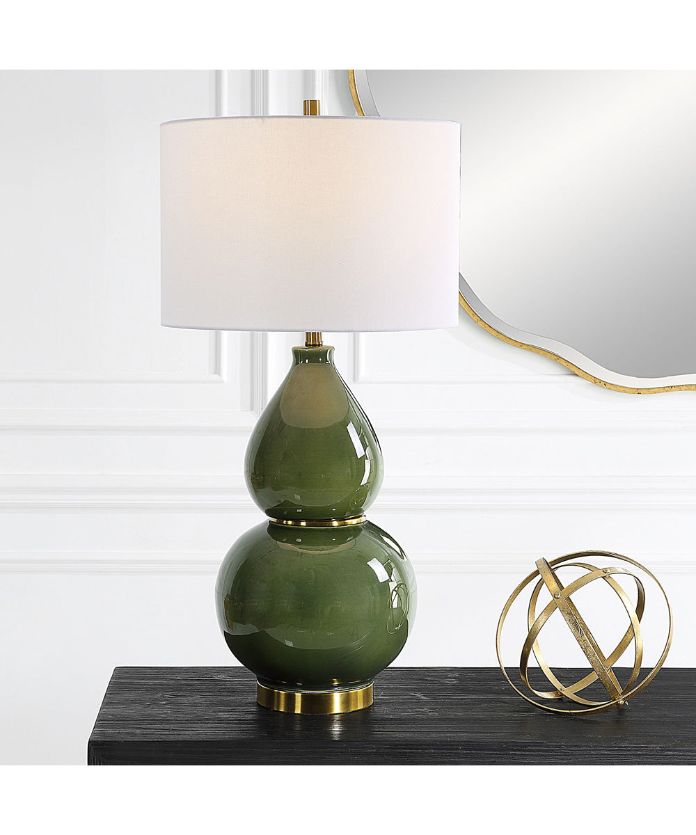 Gourd Green Table Lamp