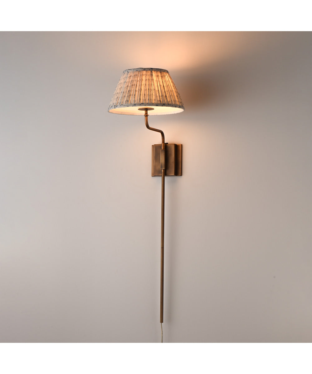 Dunbridge 1-Light Wall Sconce Weathered Brass