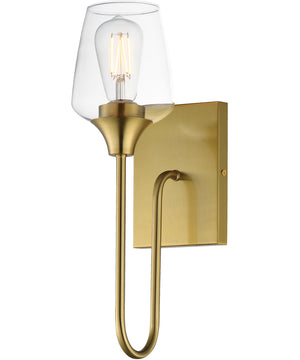 Goblet 1-Light Wall Sconce Natural Aged Brass