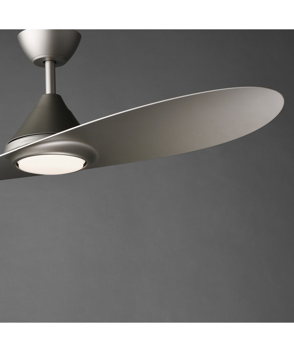 Surf 56 inch 2-Blade Marine Grade Fan w LED Satin Nickel