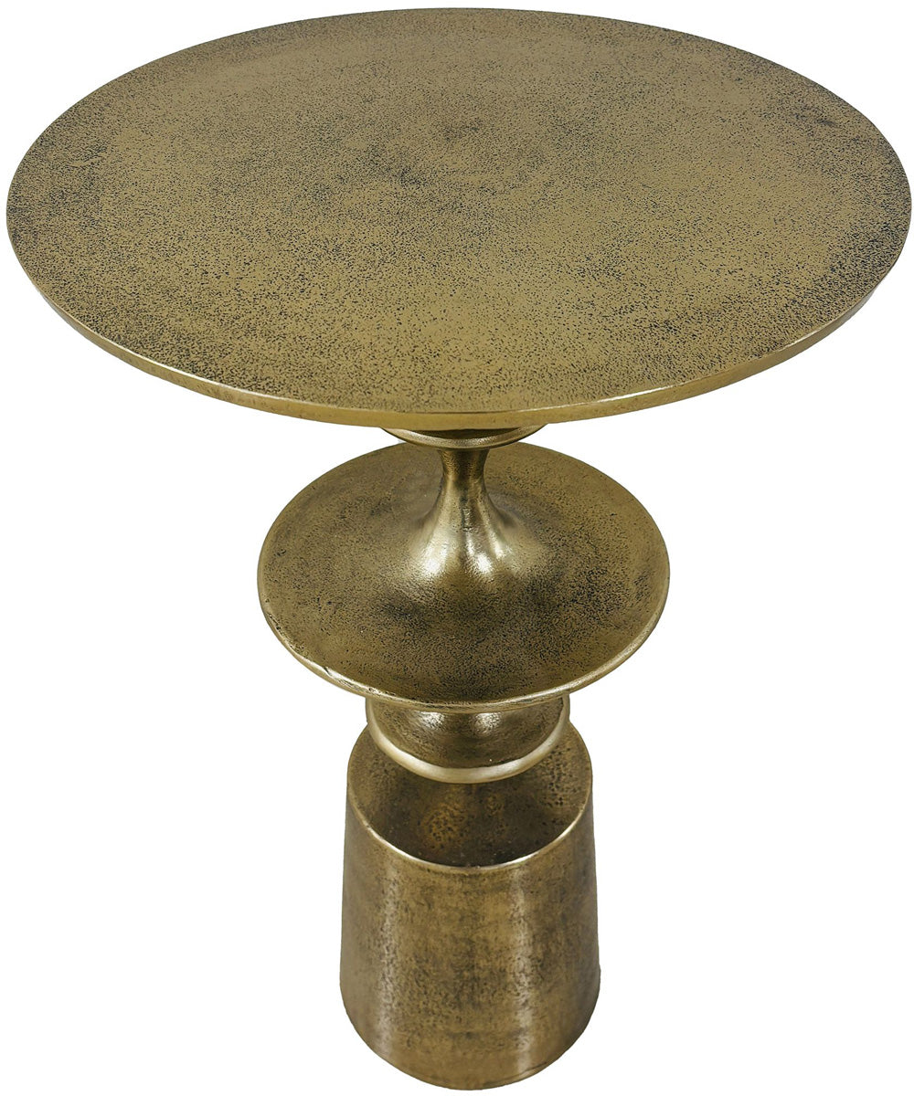 Flight Brass Accent Table