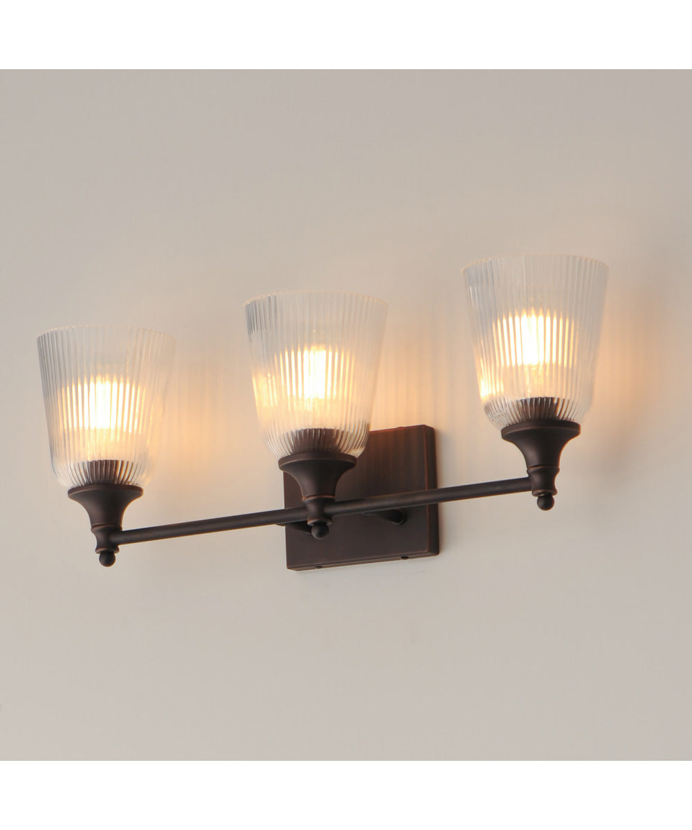 Julip 3-Light Bath Vanity Dark Bronze