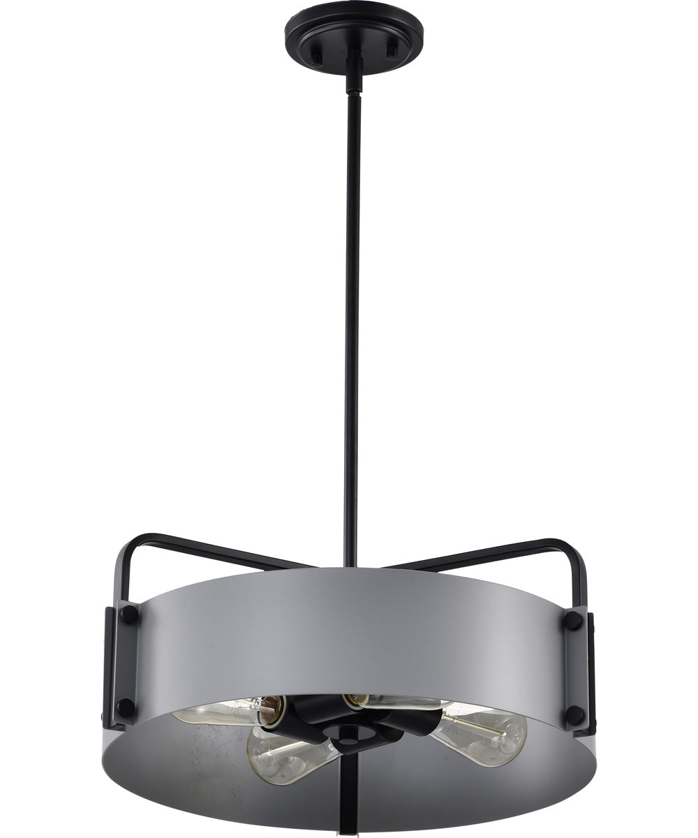 Altos 4-Light Pendant Matte Gray