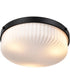 Solara 3-Light Close-to-Ceiling Matte Black