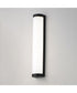 Halfpipe 26 inch LED Outdoor Sconce - 5CCT Black