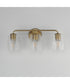 Honey 3-Light Bath Vanity Natural Aged Brass