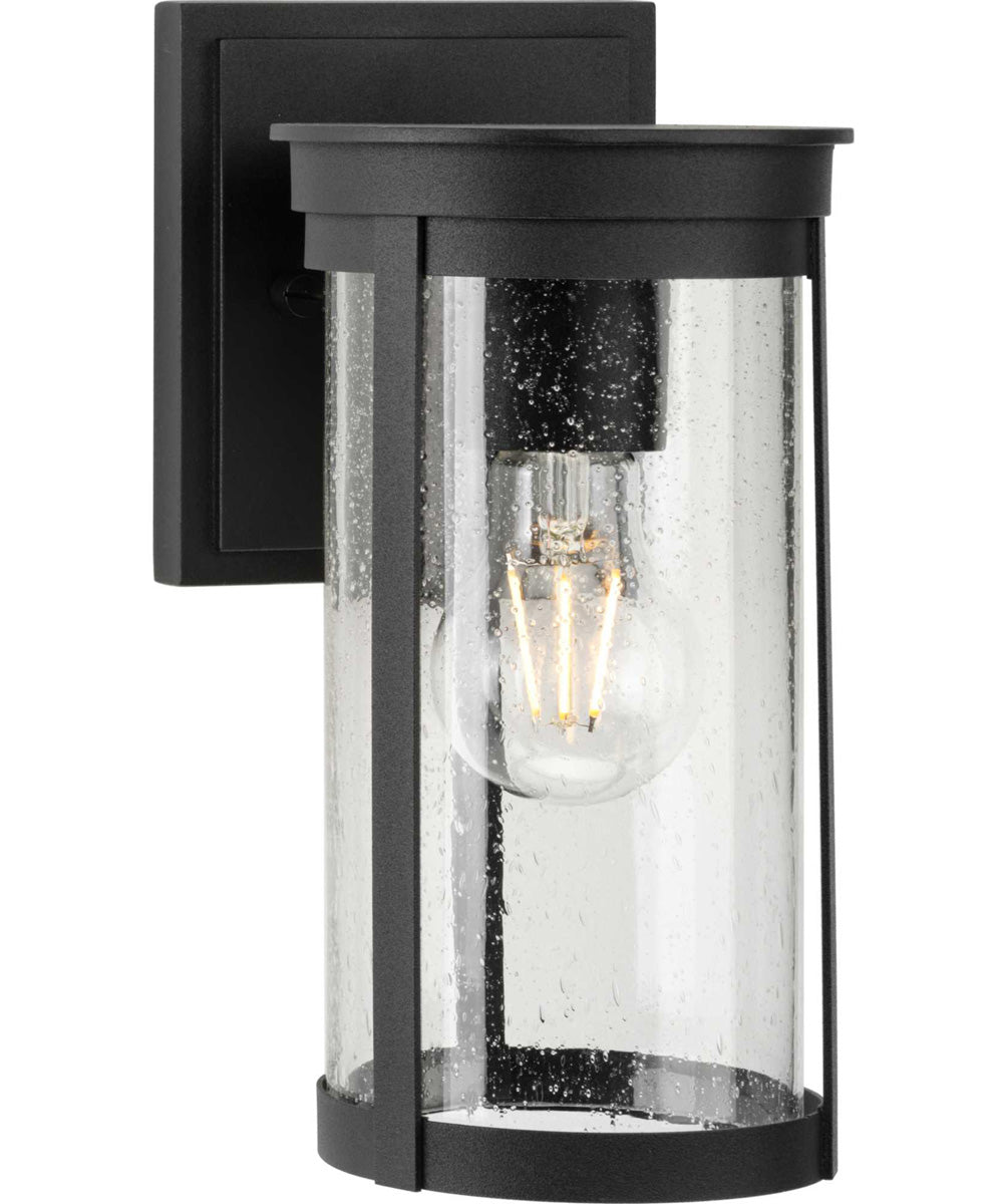 Belden 1-Light Medium Modern Farmhouse Medium Outdoor Wall Lantern Black