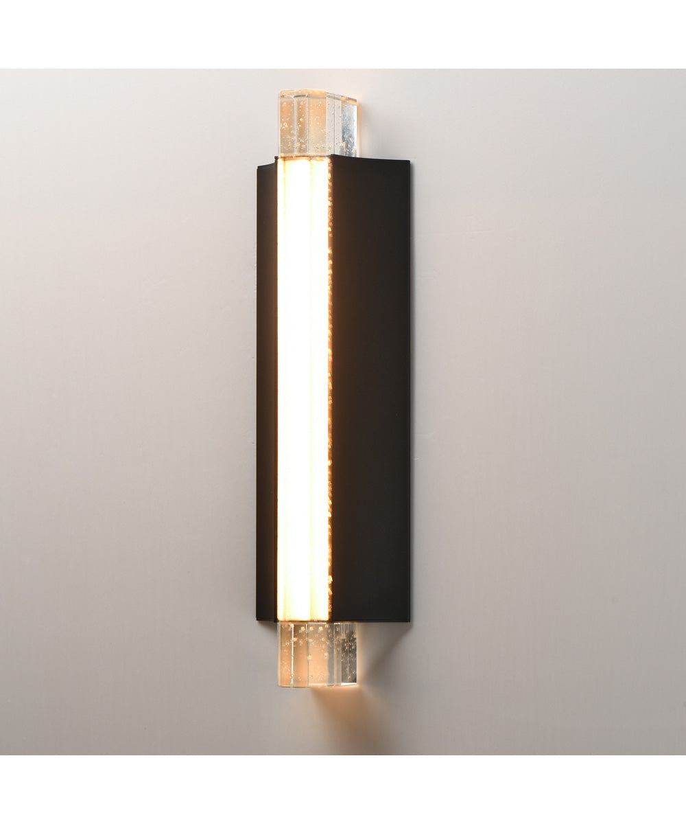 Hyperion Outdoor 18 inch LED Outdoor Wall Sconce Black