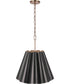 Poppie 3-Light Lighting Flat Black/Satin Brass