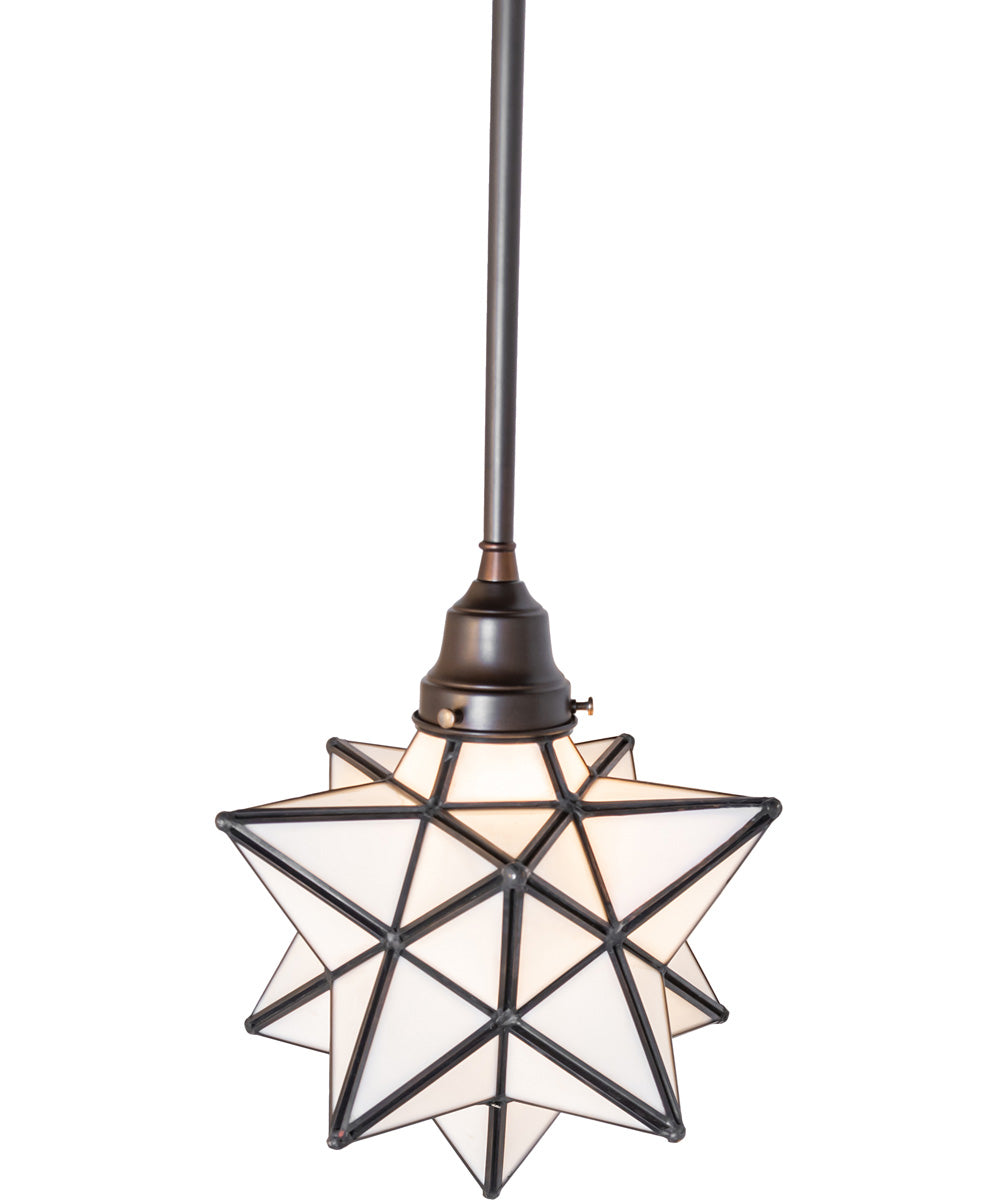 10" Wide Moravian Star Pendant