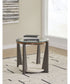 Frazwa Round End Table Multi