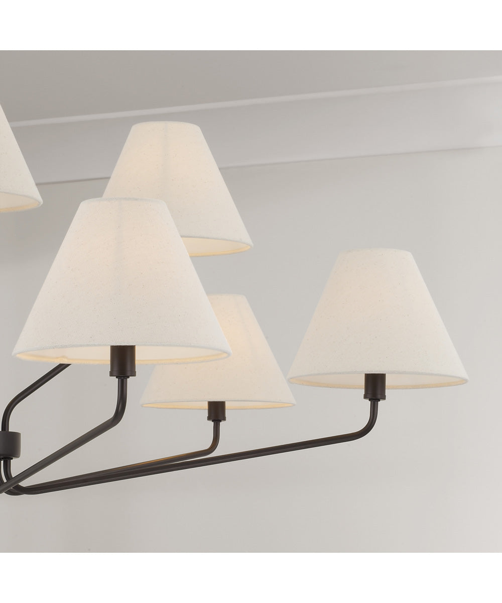 Chadwick 9-Light Chandelier Espresso