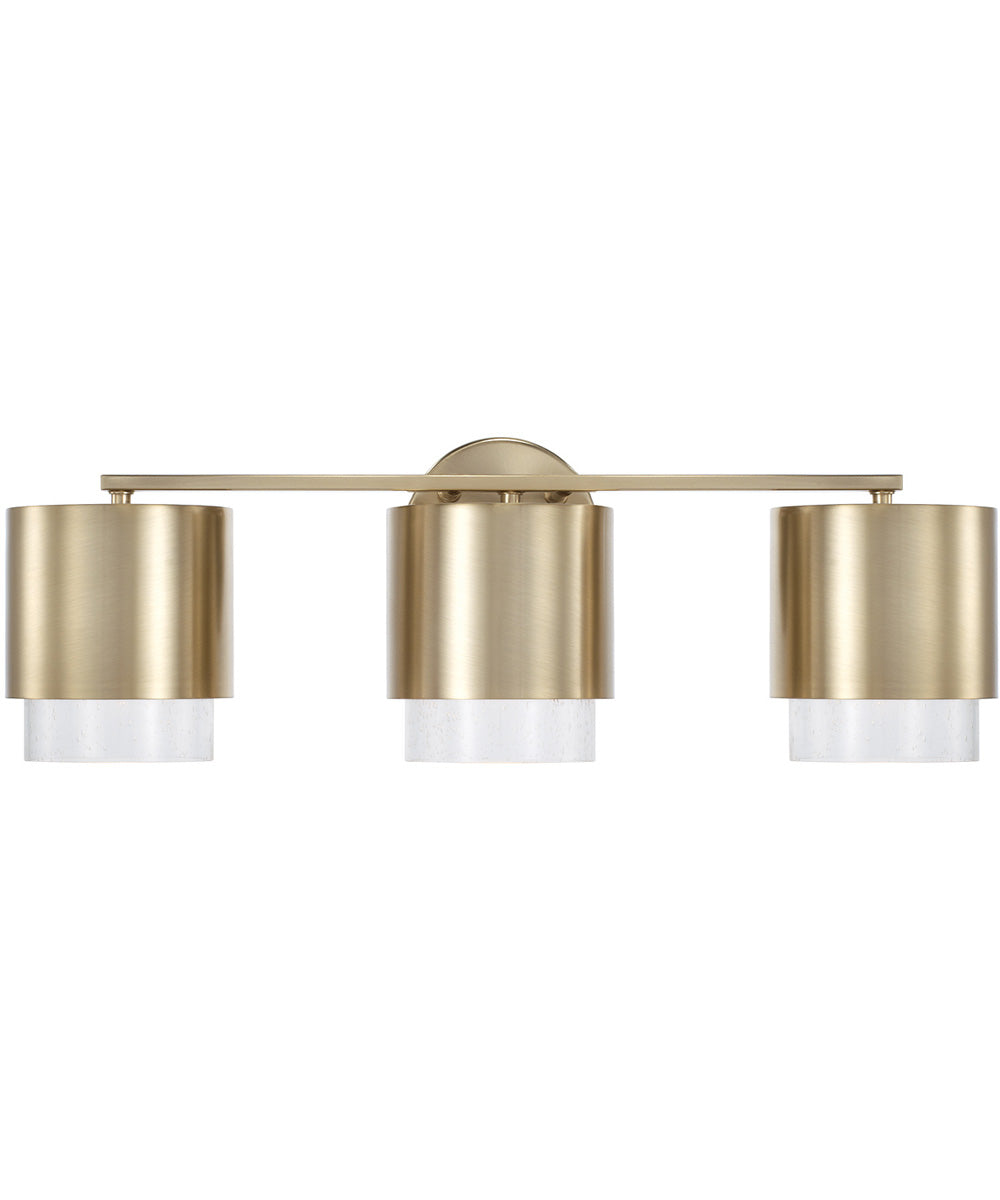 Weller 3-Light Vanity Matte Brass