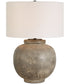 Rock Of Ages Rust Brown Table Lamp