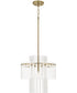 Blair 1-Light Pendant Aged Brass