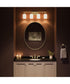 Reines 4-Light Bath Vanity with Opal Glass Shades Brushed Gold