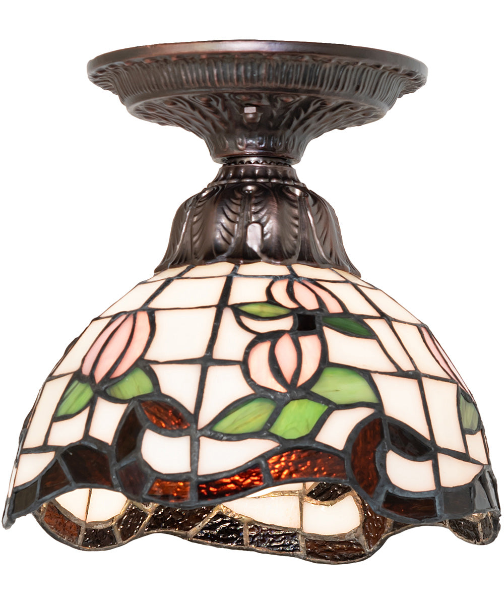 8" Wide Roseborder Flushmount