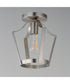 Arden Single Pendant / Semi Flush Satin Nickel