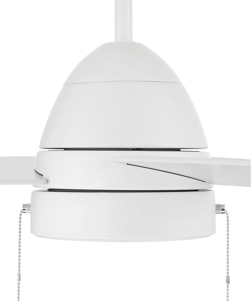 Cozy 52" 3-Blade Ceiling Fan 1-Light Fan White