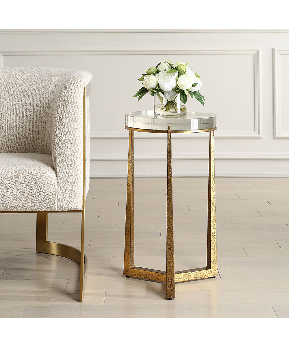 Midas Antique Gold Accent Table