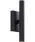 Ian 2-Light Sconce Matte Black
