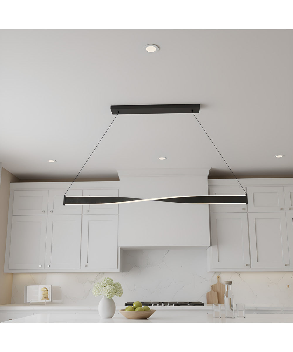 Porter Island Light Old Black Finish