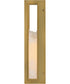 Veleta 1-Light Large Single Light Sconce in Lacquered Brass