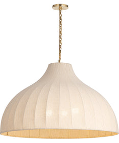 Hearthveil Pendant Natural Aged Brass