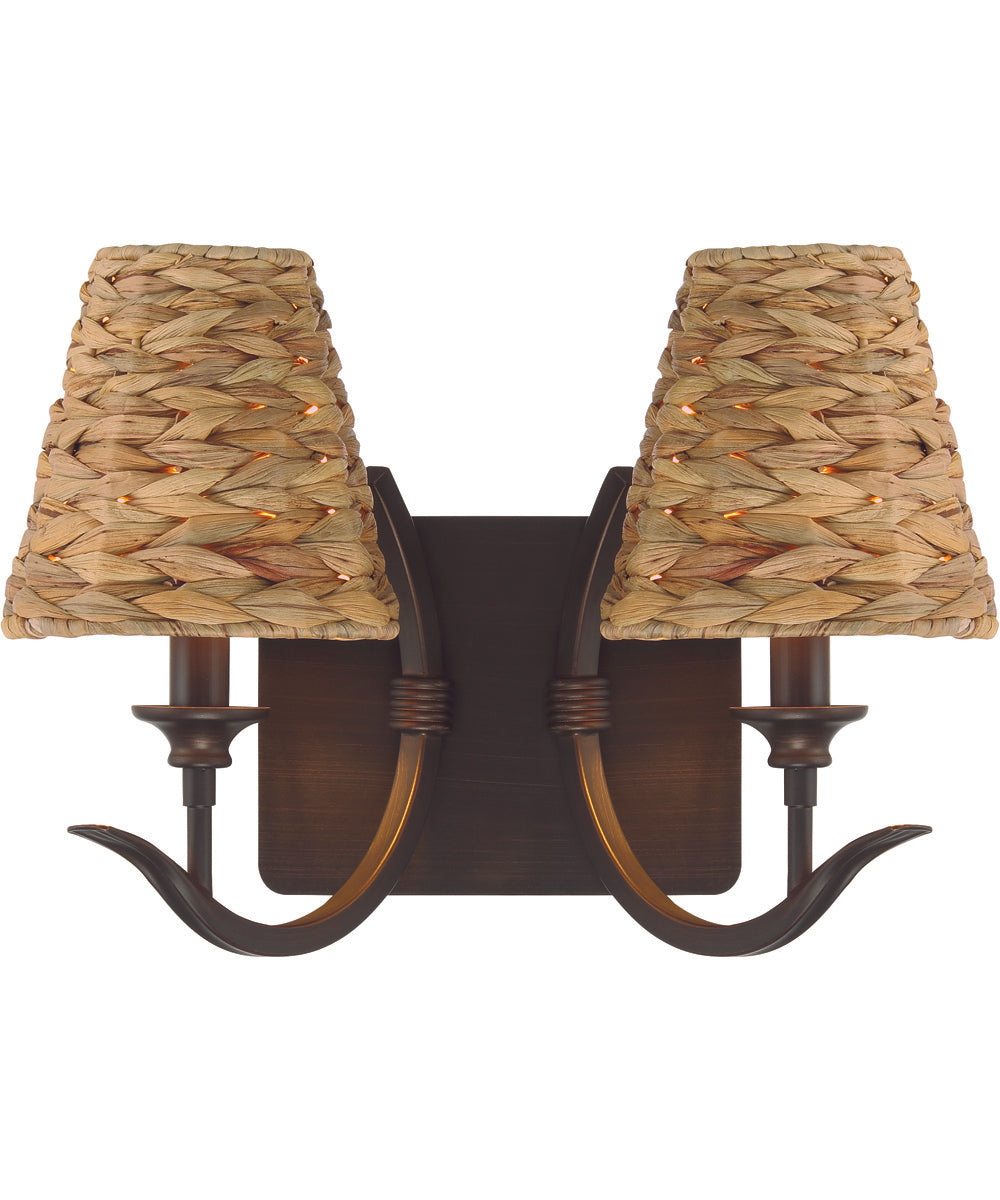 Kokomo 2-Light Lighting Aged Bronze Brushed