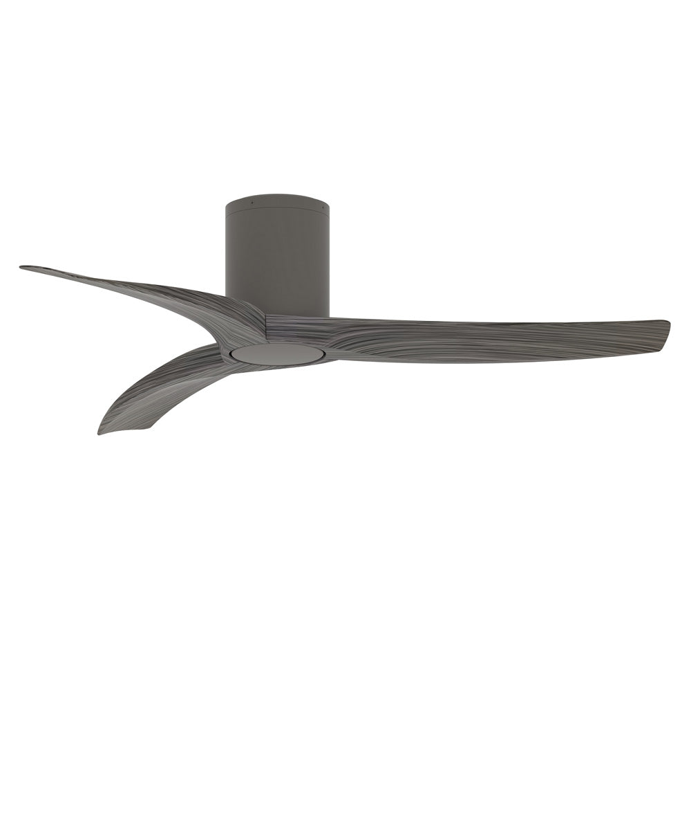 Drifter 52 inch Outdoor Fan w LED Charcoal / Grey Wood