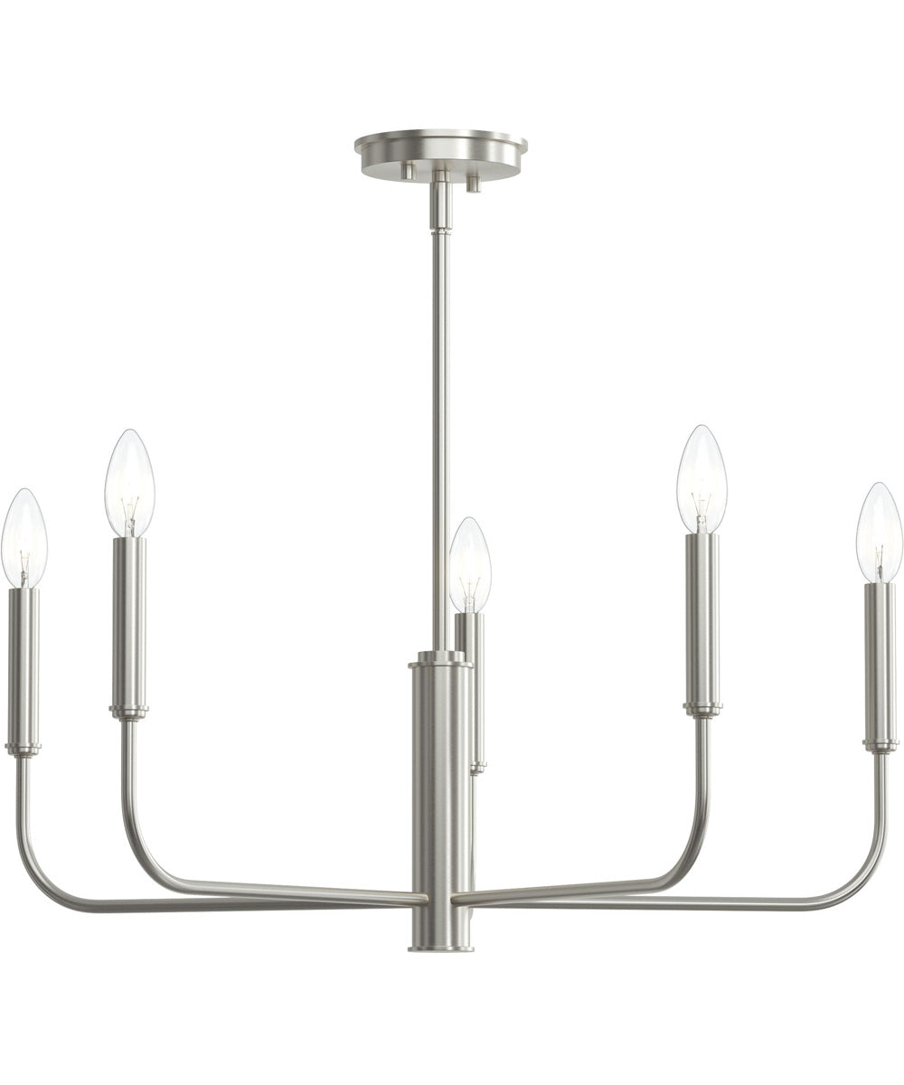 Reines 5-Light Medium Chandelier Brushed Nickel