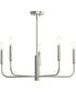 Reines 5-Light Medium Chandelier Brushed Nickel