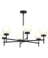 Rigsby 6-Light Medium Chandelier Matte Black