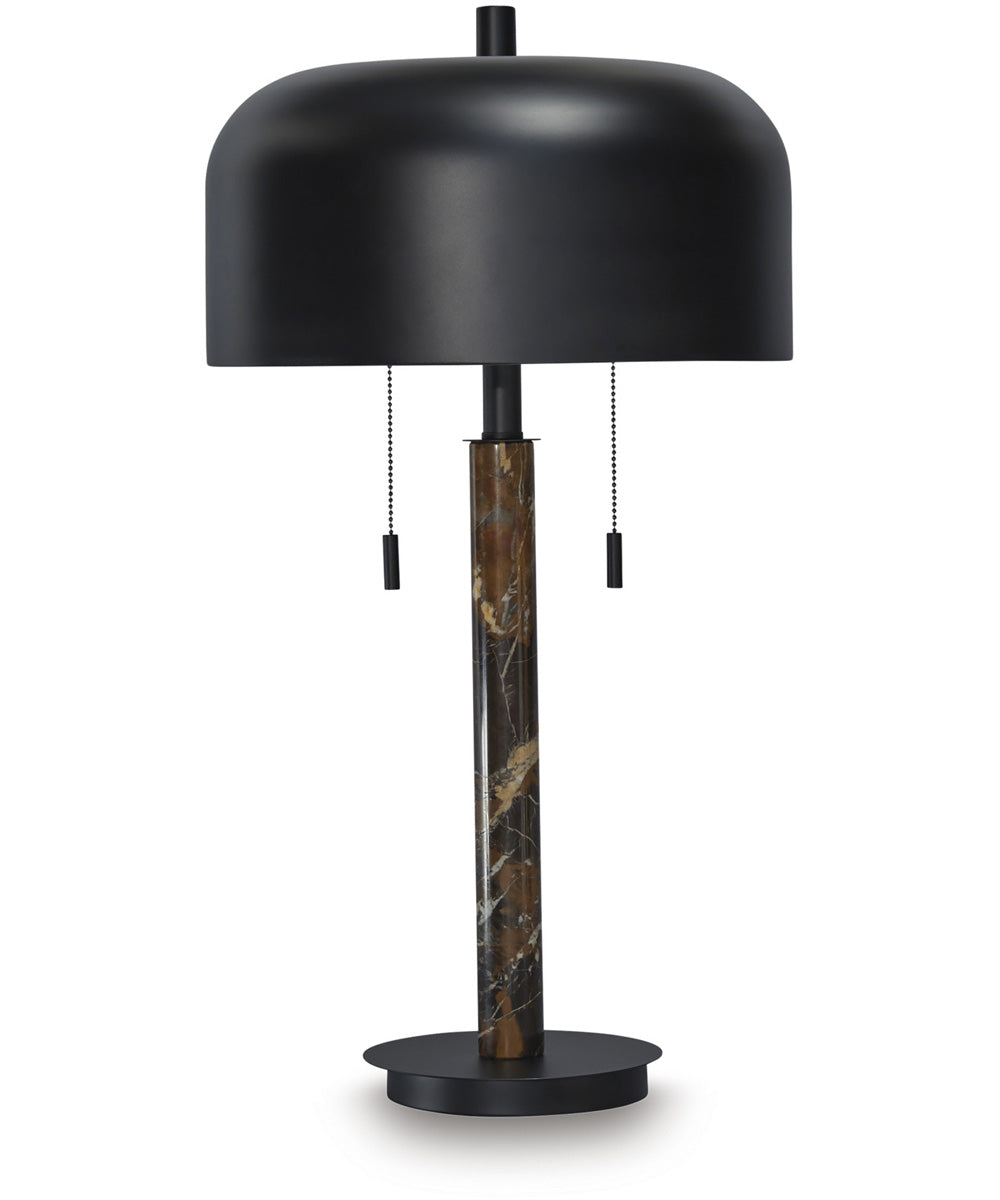 Alanbert Metal Table Lamp Brown/Black