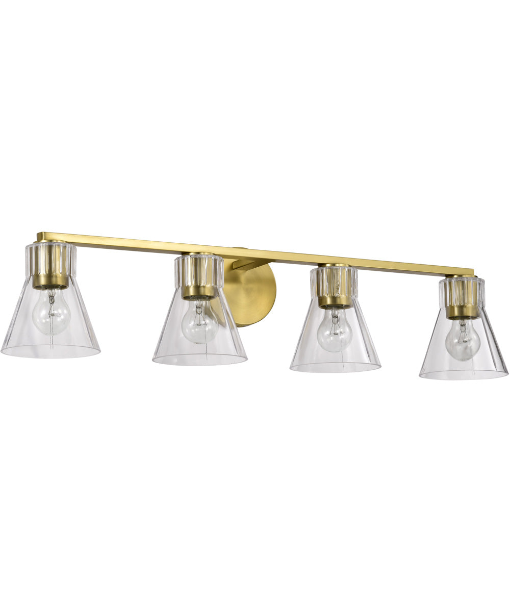 Gianna 4-Light Vanity & Wall Vintage Brass