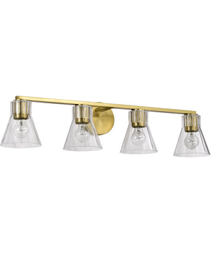 Gianna 4-Light Vanity & Wall Vintage Brass