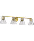 Gianna 4-Light Vanity & Wall Vintage Brass