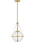 Colby 1-Light Small Pendant in Lacquered Brass