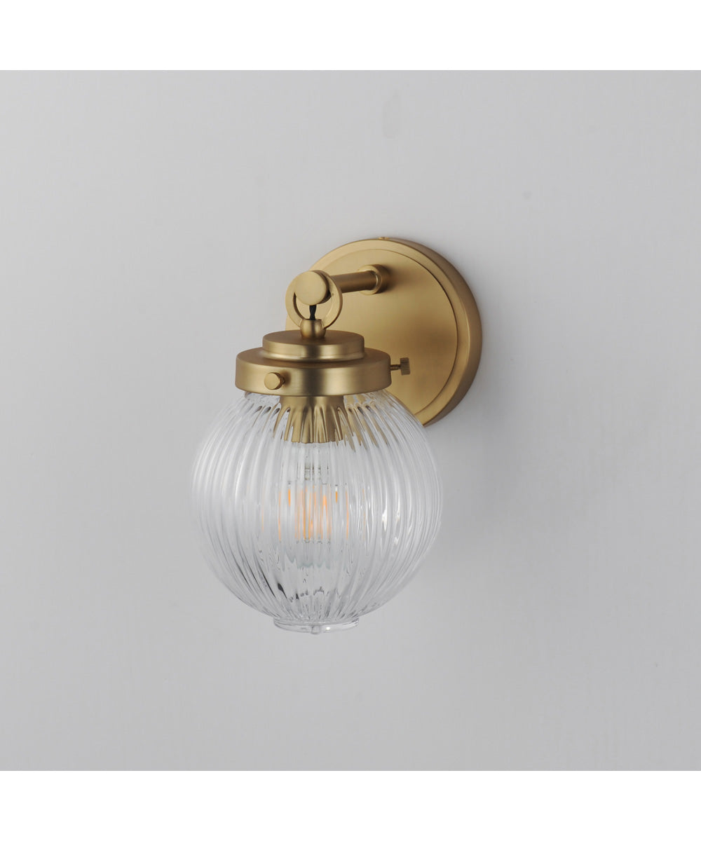 Kasbah 1-Light Bath Vanity Satin Brass