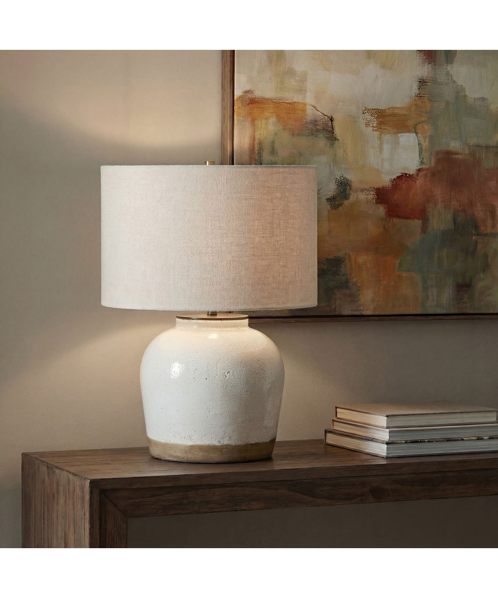 Jarret Glaze White Table Lamp
