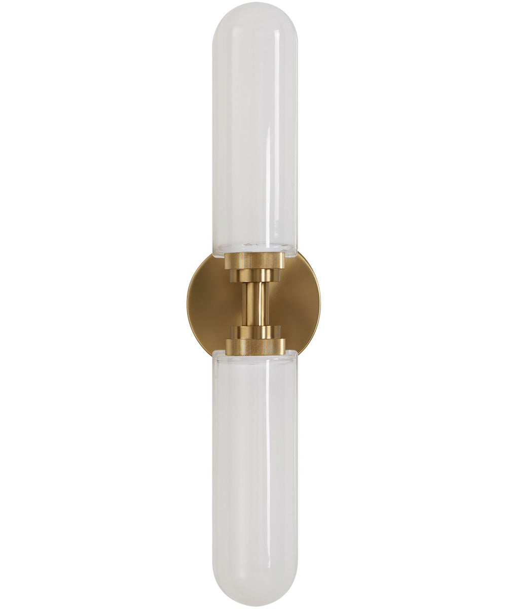 Wellsville 2 Lt Brass Sconce