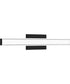 Phase 6.3 24 in. 5CCT Integrated LED Linear Vanity Light Black