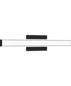 Phase 6.3 24 in. 5CCT Integrated LED Linear Vanity Light Black