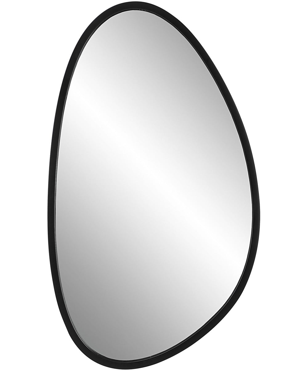 21x36" Wall Mirror Matte Black