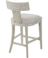 Idris White Counter Stool